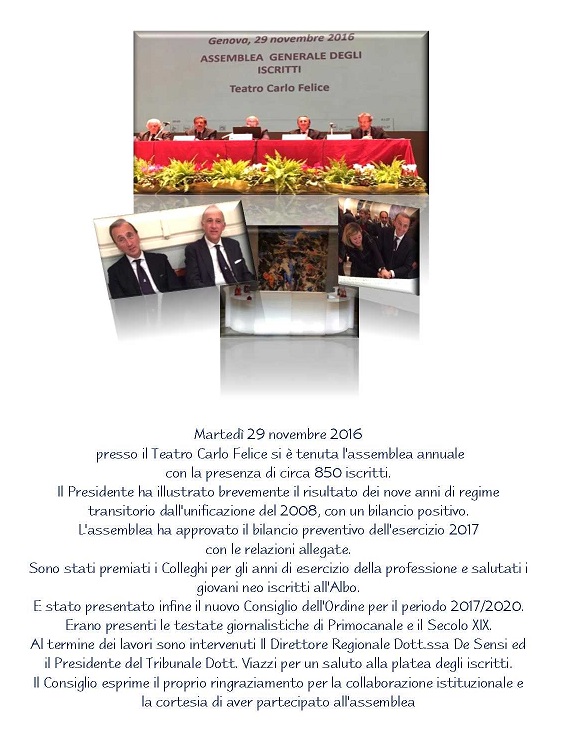 Ordine dei Dottori Commercialisti e degli Esperti Contabili di Genova Ordine dei Dottori Commercialisti e degli Esperti Contabili di Genova